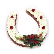 Traditional Horseshoe funeral tribute