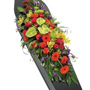 Vibrant Casket Spray