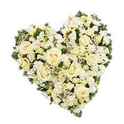  White Rose Heart