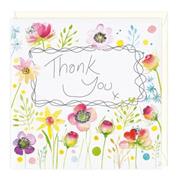 Floral Thank You Card