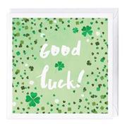 Clover Good Luck Card