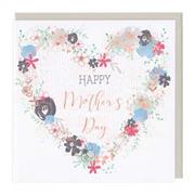 Floral Heart Mother&#39;s Day Card