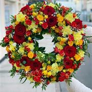 Autumn shades wreath 