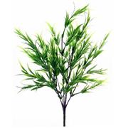 38cm PLASTIC GRASS BUSH GREEN