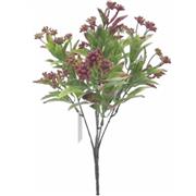 30cm PLASTIC BERRY BUSH RED