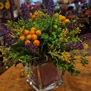 Design in glass square vase